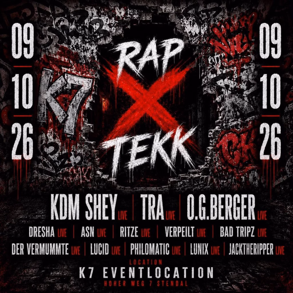 Ticket RAP X TEKK – Live 🎟