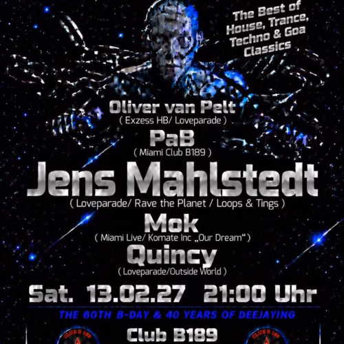 5372991391832680233 (1) Exzess 27 – Van Pelt & Friends am 13.02.2027 im Club B189 in PERLEBERG